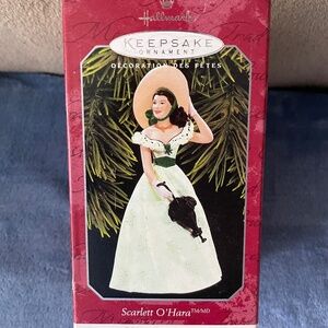 Christmas ornament: Scarlet O’ Hara .